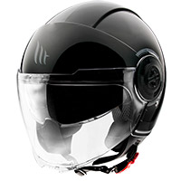 Casco Mt Helmets Viale Sv S Solid A1 Nero Lucido