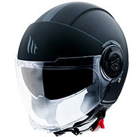 Mt Helmets Viale SV Solid A1 Helm matt schwarz