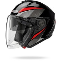 Casco Nolan N40.6 Duetto Nero Rosso
