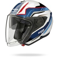 Casco Nolan N40.6 Piega Blu Rosso