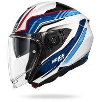 Casco Nolan N40.6 Piega Blu Rosso - img 2