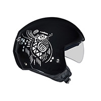 Nexx Y.10 アートヴィル ヘルメット ブラック ホワイト - 2