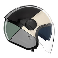 Nolan N20.2 Visor Blocco Helmet Black Avorio - 2