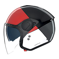 Nolan N20.2 Visor Blocco Helmet Black Red - 2