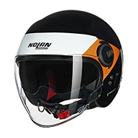 Casco Nolan N21 Visor 06 Onirico Nero Arancio