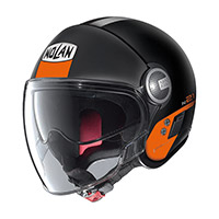 Casco Nolan N21 Visor Agility Nero Arancio