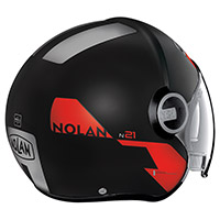 Nolan N21 Visor Agility Helmet Black Red