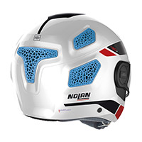 Nolan N30-4 T Blazer Helm weiß blau - 2