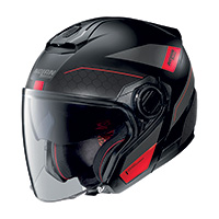 Nolan N40.5 06 Pivot N-com Rosso Nero Opaco