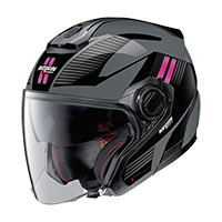 Casco Nolan N40.5 06 Crosswalk N-Com blanco rojo