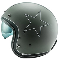 Casco Nos Ns 1f Etoile Grigio Opaco