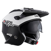 O Neal Volt Cleft Helm weiß schwarz - 2