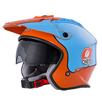 O'neal Volt Gulf Helmet Orange Blue