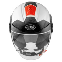 Casco Premier Cool Evo DS 2 blanco rojo - 3