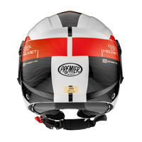 Casco Premier Cool Evo DS 2 blanco rojo - 4