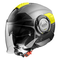 Casco Premier Cool Evo Ds Y 17 Bm Grigio Giallo