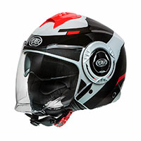 Casco Premier Cool Evo OPT 2 blanco negro rojo