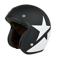 Casque Origine Primo Star 2206 Blanc Noir Mat