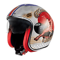 Casco Premier Vintage Pin Up Old Style Silver 22.06