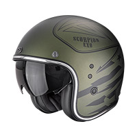 Scorpion Belfast Evo Dawg Helmet Green Matt