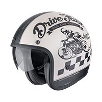 Casco Scorpion Belfast Evo Drive Fast Crema Opaco
