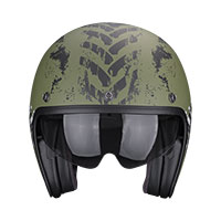 Scorpion Belfast Evo Nevada Helmet Green Matt - 2