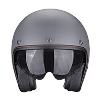 Scorpion Belfast Evo Solid Helm grau mat - 2