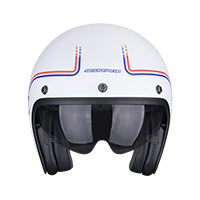 Casco Scorpion Belfast Evo Soul Bianco Blu Rosso