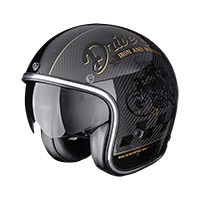 Casco Scorpion Belfast Evo Carbon Zippy Nero Oro