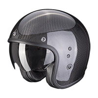 Casque Scorpion Belfast Evo Carbon Solid noir mat