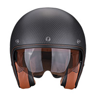 Scorpion Belfast Evo Carbon Solid Helmet Black Matt - 2