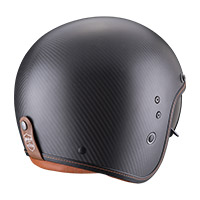 Casco Scorpion Belfast Evo Carbon Solid Nero Opaco - 3