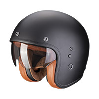 Casco Scorpion Belfast Evo Luxe negro opaco