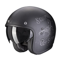 Scorpion Belfast Evo Pique Helmet Black Silver