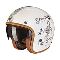 Casco Scorpion Belfast Evo Pique beige negro