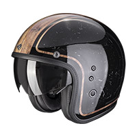 Scorpion Belfast Evo Retrol Helmet Black Brown