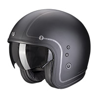 Casque Scorpion Belfast Evo Retrol Noir Argent