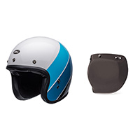 Bell Custom 500 Rif Helmet White Blue