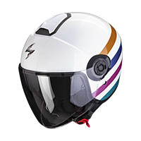 Casco Scorpion Exo City 2 Bee bianco verde oro