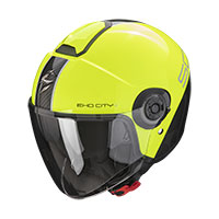 Casco Scorpion Exo City 2 Carbo giallo nero