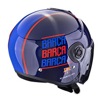 Scorpion Exo City 2 Fc Barcelona Helmet Blue