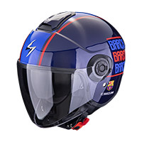 Scorpion Exo City 2 Fc Barcelona Helmet Blue