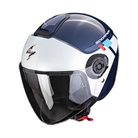 Scorpion Exo City 2 Mall Helmet Blue White Red