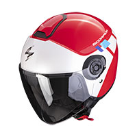 Casque Scorpion Exo City 2 Mall rot blanc bleu