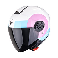 Scorpion Exo City 2 Sheer Helmet White Black Yellow