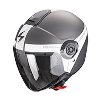 Scorpion Exo City 2 Short Helmet Grey Red