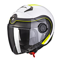 Scorpion Exo City Roll Helmet White Red