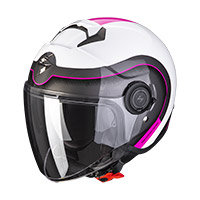 Scorpion Exo City Roll Helmet White Pink Lady