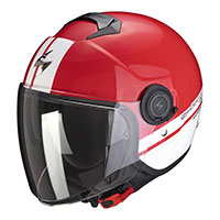 Casco Scorpion Exo City Strada Rosso