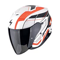 Casco Scorpion Exo Z1 Vue Bianco Rosso Opaco
